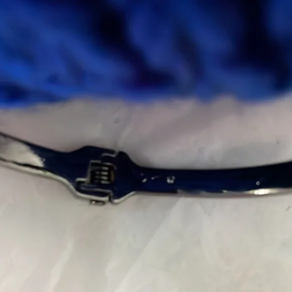 Simply Vera Vera Wang Spike Hinge Cuff Bracelet, “gun metal” tone. - Picture 7 of 7